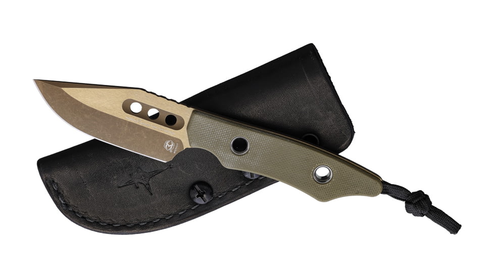 Heretic Knives Kobold Bowie Fixed Blade OD, H0657AODG10
