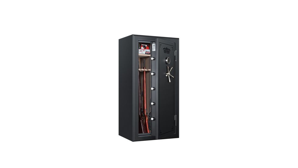 Heritage Security Products 40 Gun Fire and Water Safe with E-Lock, Santex Silver, Oversized, 40ESSH