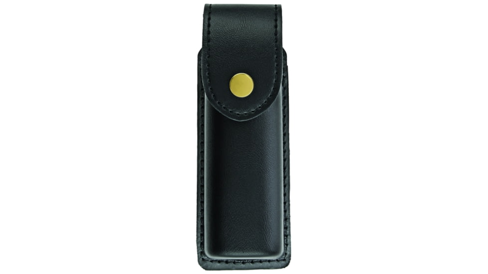 HEROs PRIDE AirTek MK4 OC Pepper Spray Case, Brass Hardware, Plain, Black, 1460PA