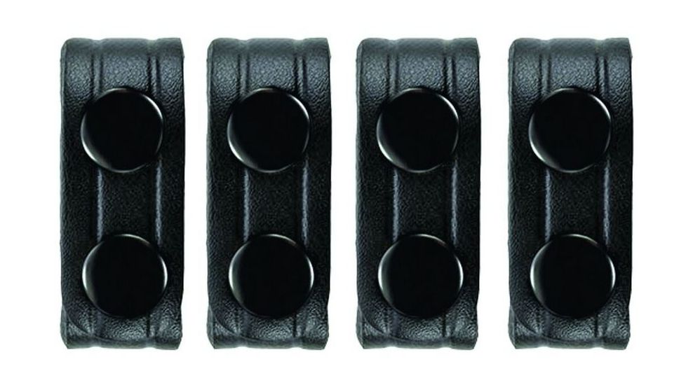 Hero's Pride Keepers 2in Belt, Standard 7/8in, Black Snaps, 4 Pk, AirTek, Smooth 1496PB