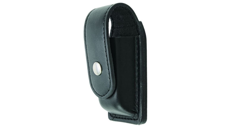 Hero's Pride Single Magazine or Knife Case, Large, AirTek, Smooth, Silver Snap, Large 1427PN