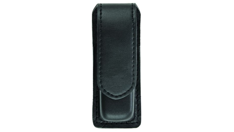 Hero's Pride Single Magazine or Knife Case, Medium, AirTek, Smooth, Hidden Snap, Black, Medium 1426PC