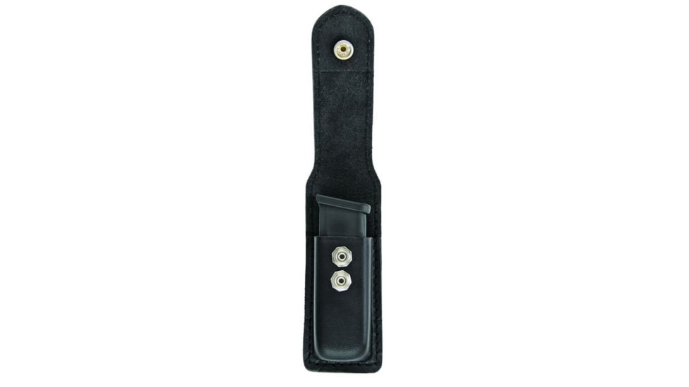 Hero's Pride Single Magazine or Knife Case, Medium, AirTek, Smooth, Silver Snap, Medium 1426PN