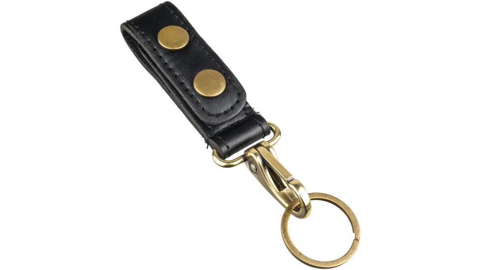 Hero's Pride Standard Key Holder, Metal Clip, AirTek, Smooth, Brass Snaps 1487PG
