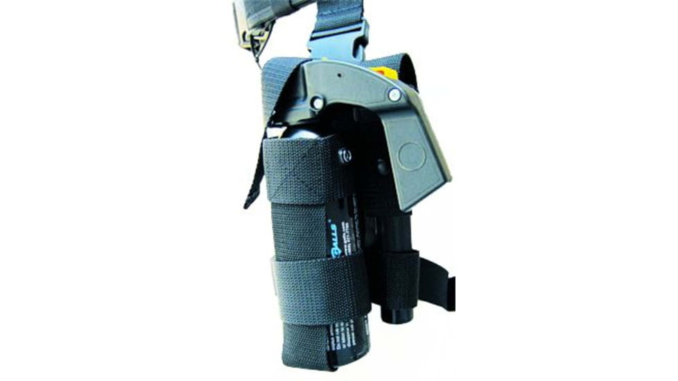 HERO'S PRIDE Ballistic OC Pepper Spray Holster w/Light Attachment, MK9, Extra Large, 1048