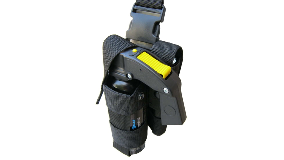 HEROS PRIDE Ballistic OC Pepper Spray Holster w/Light Attachment, MK9, Extra Large, 1048