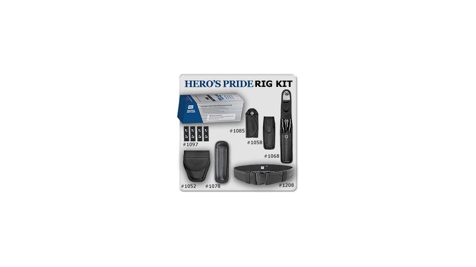 Heros Pride Pepper Spray Case - Closed - Small , mk2/mk3/mk6 , - Ballistic, Black 1058