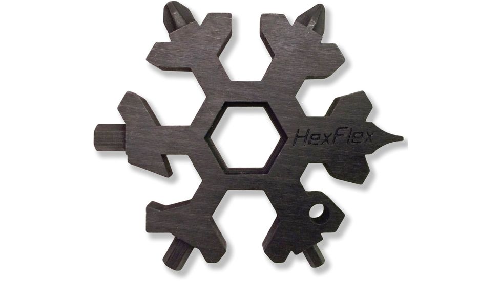 HexFlex Adventure Tool Black Standard Fixed Blade Knife, Handle HEXBO23S