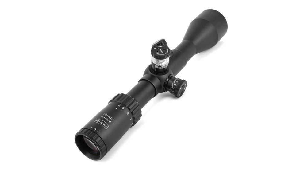 Hi-Lux ATR 4-16x50 Uni-Dial 30mm Tube Rifle Scope, Mil Dot Reticle, Non-Illuminated UD416X50MD