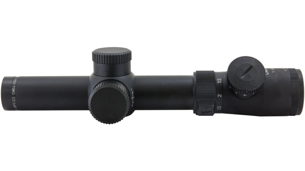 Hi-Lux CMR4-556 1-4X24 Tactical Rifle Scope w/Red Illuminated 556 NATO BDC Reticle, Matte Black, CMR4-556-R, EDEMO1
