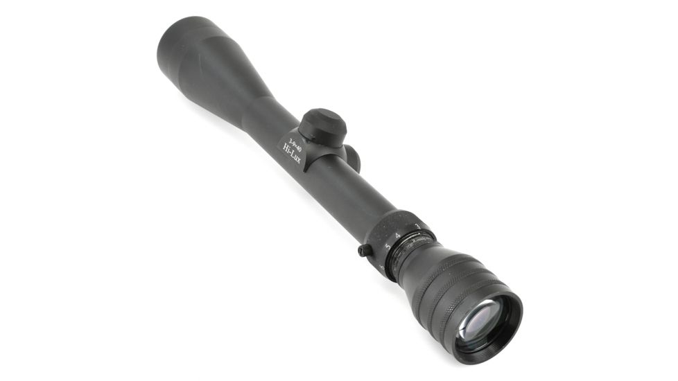 Hi-Lux M40 3-9x40mm Rifle Scope w/ 1in. Tube, Matte Black, Small, Auto-Range BDC Reticle M40TACH39X40