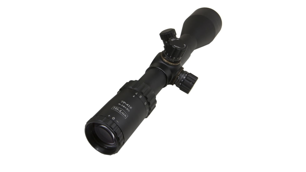 Hi-Lux Optics A.T.R. Top-Angle Focus Professional 4-16x50mm Mil Dot Reticle 30mm Tube Rifle Scope, TP416x50MD