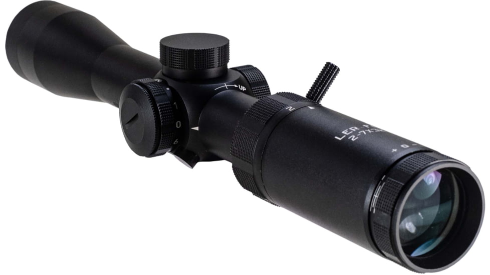 Hi-Lux Optics Long Eye Relief 2-7x32mm 1 inch Tube Rifle Scope, Second Focal Plane