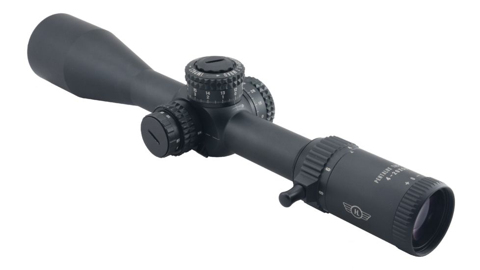 Hi-Lux PentaLux TAC-VF 4-20x50 FFP Rifle Scope, Matte Black w/ Green Illuminated Reticle, Matte Black, Small, TAC-VF420X50