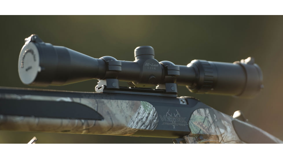 Hi-Lux Toby Bridges 3-9X40 Muzzleloader Rifle Scope, Matte Black, TB-ML39X40