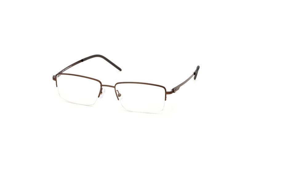 Hickey Freeman HF Franklin SEHF FRAN00 Single Vision Prescription Eyeglasses - C2 - Brown SEHF FRAN005445 BN