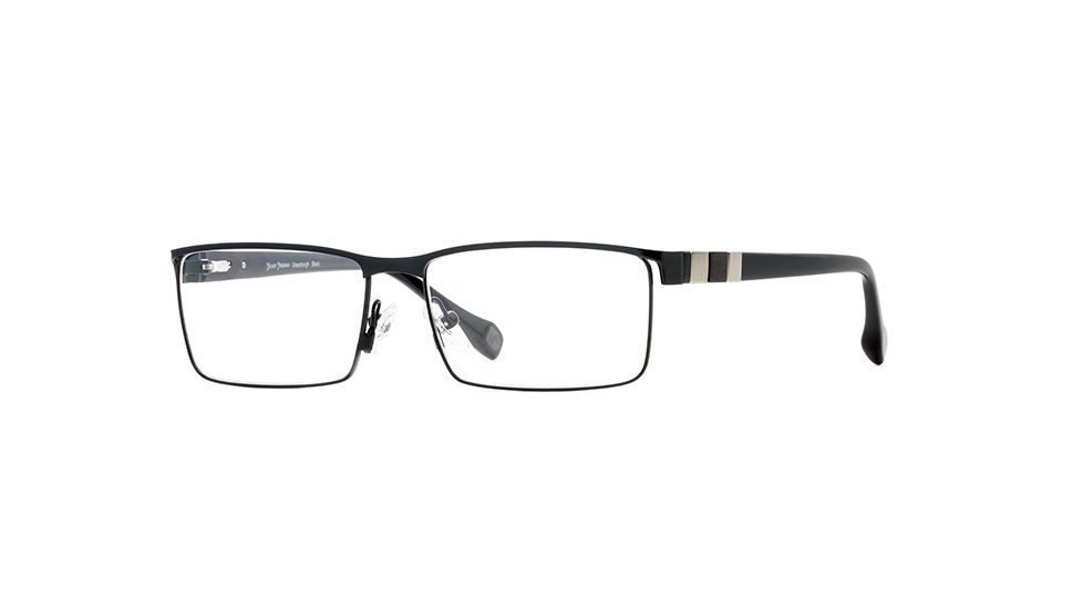 Hickey Freeman HF Greenburgh SEHF GREN00 Single Vision Prescription Eyeglasses - Black SEHF GREN005635 BK