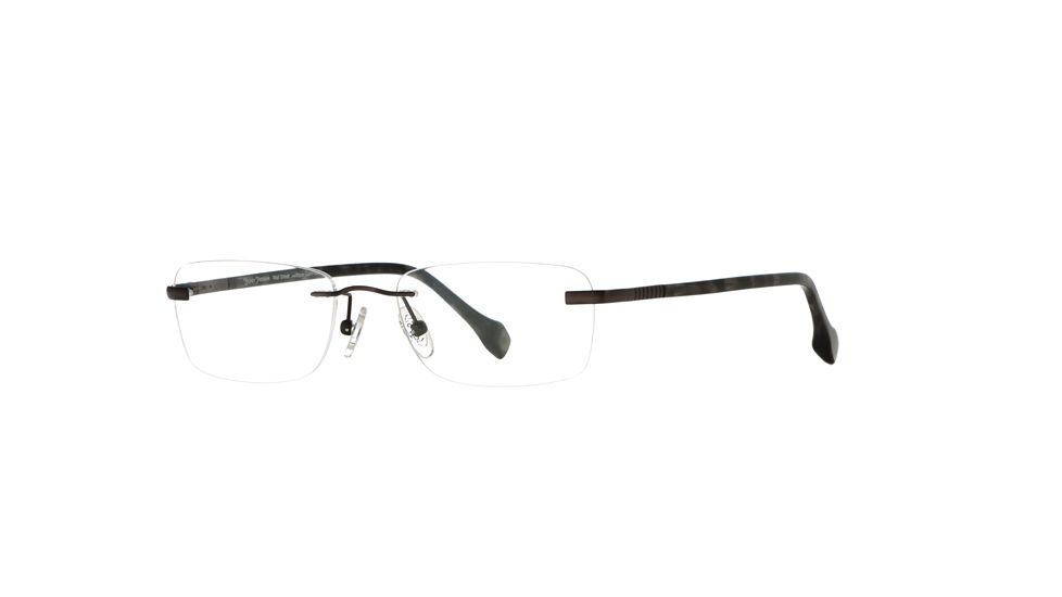 Hickey Freeman HF Wall Street SEHF WALL00 Single Vision Prescription Eyeglasses - Antique Gunmetal SEHF WALL005345 GM