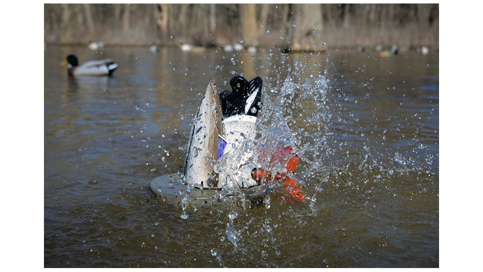 Higdon Outdoors 53012 XS Crazy Kicker Mallard Drake Black/Gray Rechargeable 12V Li