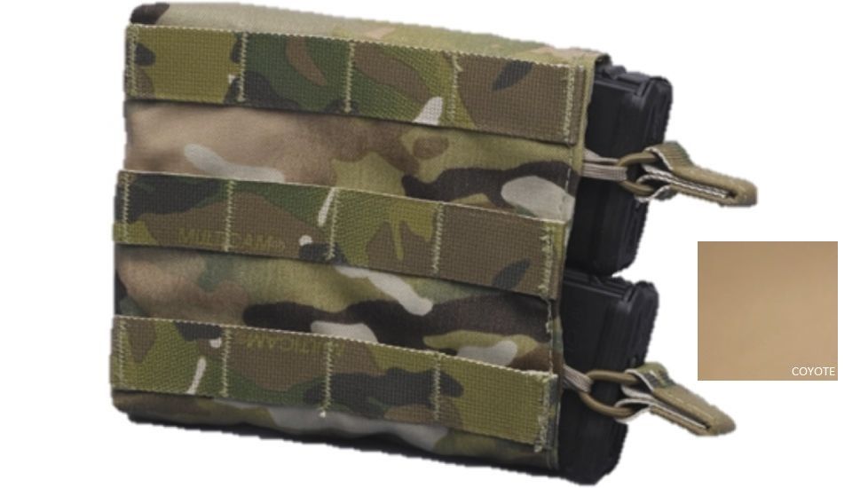 High Ground Gear 5.56 Side Access Mag Pouch, Holds 2, Left Side, Coyote, HG-8002-4