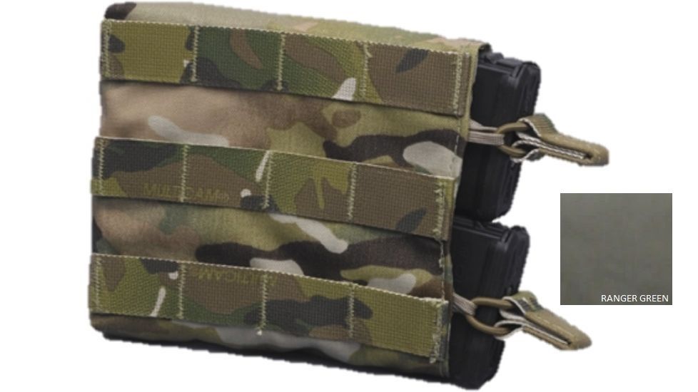 High Ground Gear 5.56 Side Access Mag Pouch, Holds 2, Right Side, Ranger Green, HG-8001-5