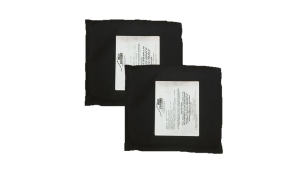 High Ground Gear AFCT3A, 6X6 Side Armor Inserts, NIJ 0101.06, Set, Black, HG-AFCT3A-525-6X6-CMBD