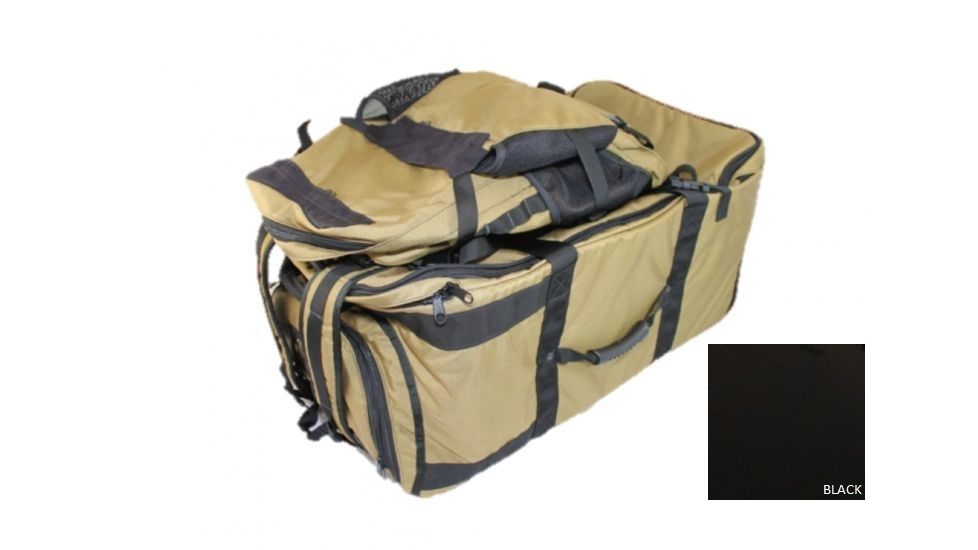 High Ground Gear HG Rolling Deployment Kit, 31.25in Lx17.5in Wx14.25in H, Black, HG-8928-6