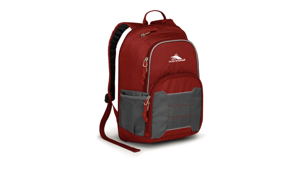 High Sierra Ultimate Access 2.0 Carry-on Wheeled Backpack, Brick Red/Mercury/Silver, 20.0inx 13.5inx 9.0in, 63611-4476