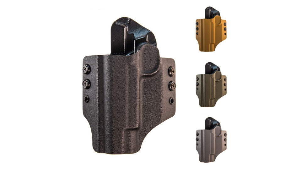 High Speed Gear 1911 Operator Holster w/ Rails, Brown, Coyote Brown, Olive Drab, Wolf Gray