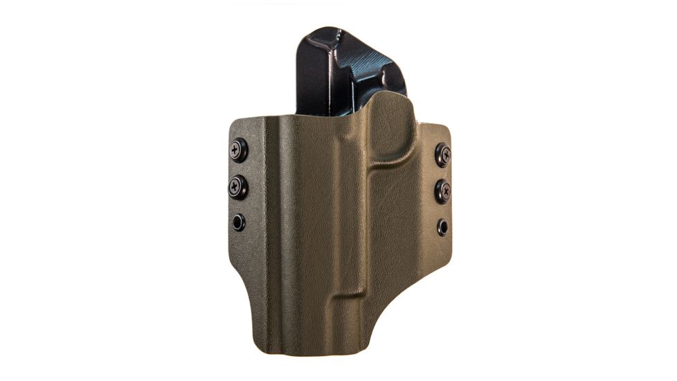 High Speed Gear 1911 Operator w/Rails Left Hand Holster, Olive Drab, HOSA01OD-L