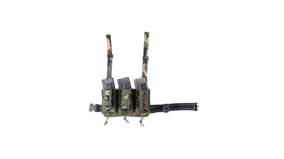 High Speed Gear HSGI Double Decker Leg Rig, Woodland, 21DL02WC