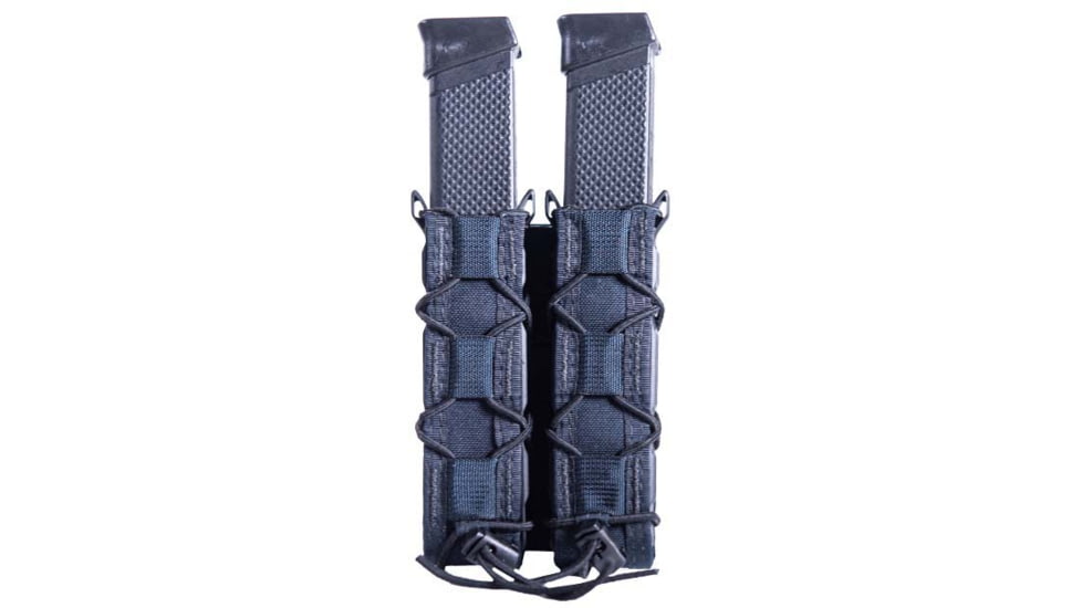 High Speed Gear Double Taco Pistol Magazine Pouch - Extended, LE Blue, 11EX02LE