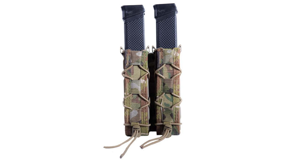 High Speed Gear Double Taco Pistol Magazine Pouch - Extended, MultiCam, 11EX02MC