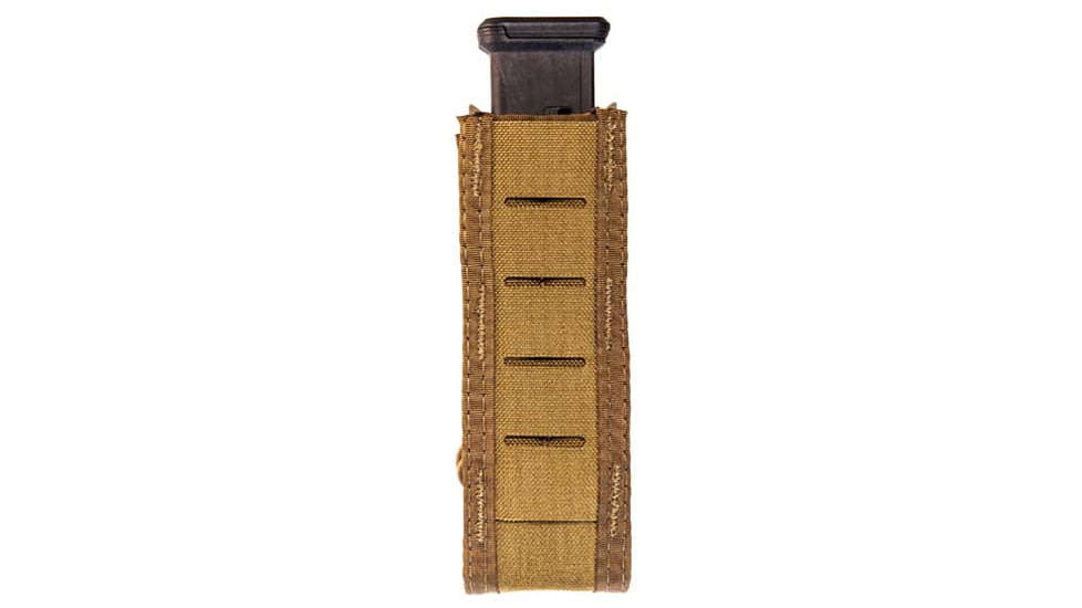 High Speed Gear Duty Pistol Taco U-Mount Pouch - Extended, Coyote Brown, 41EX00CB