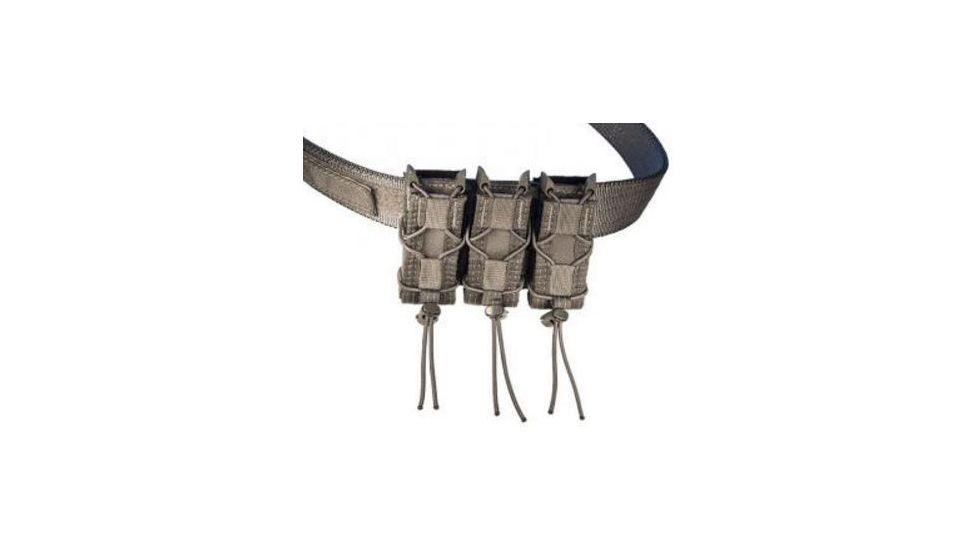High Speed Gear HSGI Triple Pistol TACO Pouch Belt Mount, Wolf Gray 13PT03WG