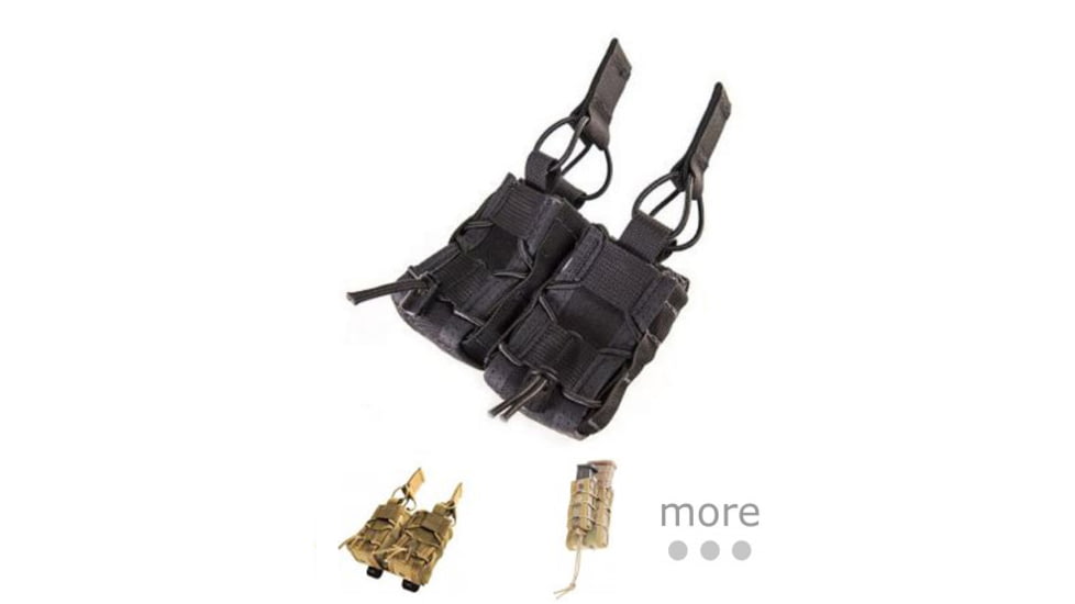High Speed Gear HSGI 40MM Double Belt Mount Pouch, Black, Coyote Brown, LE Blue, MultiCam, MultiCam BK, Olive Drab