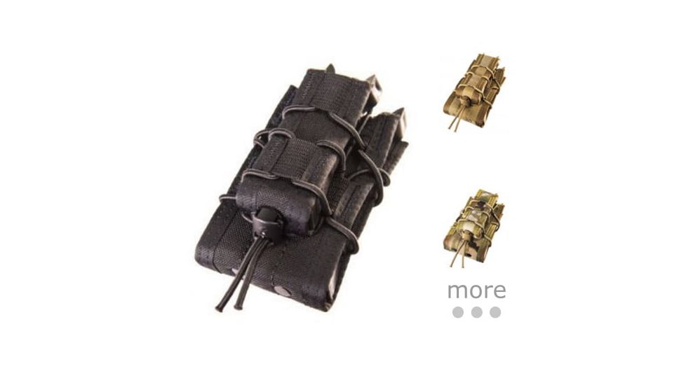 High Speed Gear HSGI Double Decker LT Belt Mag Holder, Black, Coyote Brown, LE Blue, MultiCam, Olive Drab, Wolf Gray