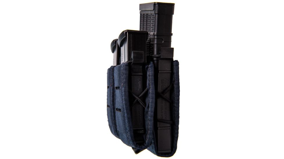 High Speed Gear HSGI Duty Staggered Double Pistol Taco w/Rifle U-Mount, Coyote Brown, 41TP02CB