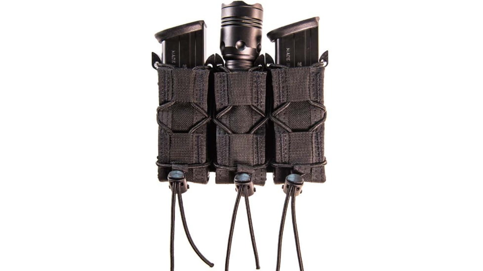 High Speed Gear HSGI Triple Pistol Taco MOLLE Mag Pouch, Black, 11PT03BK