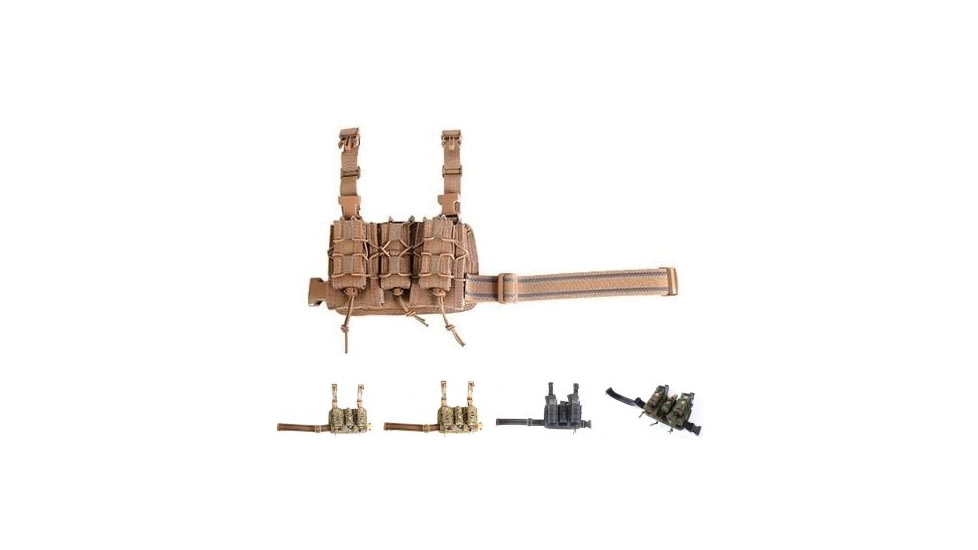 High Speed Gear HSGI Leg Rig V1 Holster, Coyote Brown, MultiCam, MultiCam BK, Wolf Gray, Woodland