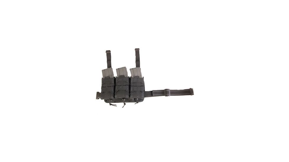 High Speed Gear HSGI Rifle Leg Rig Pouch, Black, 21DL01BK