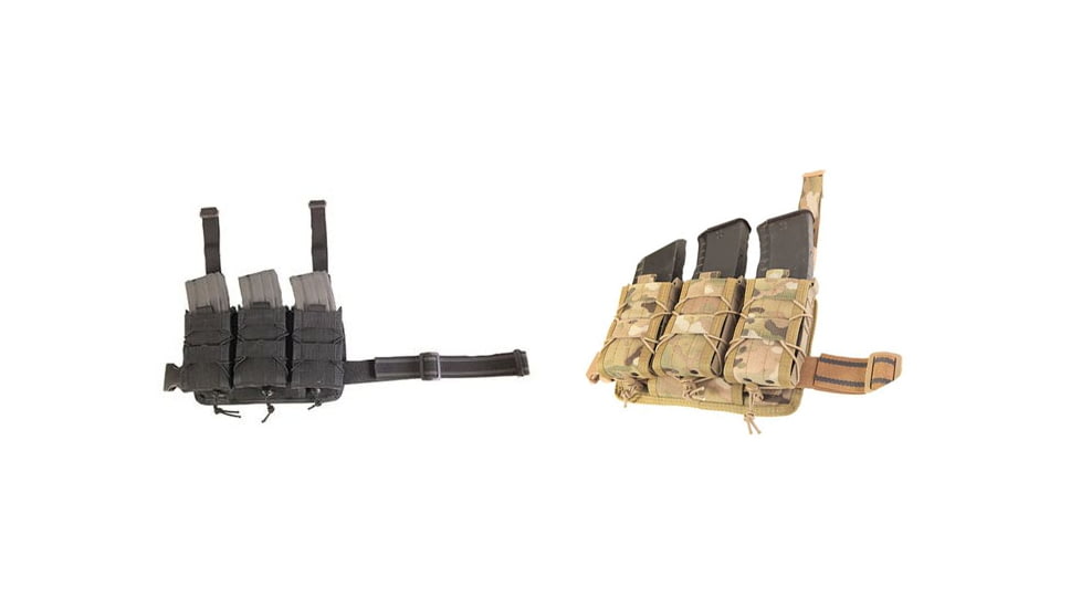 High Speed Gear HSGI Rifle Leg Rig, Black, Coyote Brown, MultiCam, MultiCam BK, Olive Drab