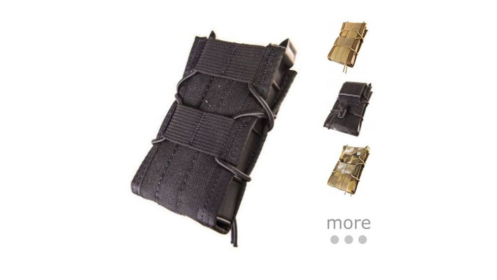 High Speed Gear HSGI Rifle TACO LT Belt Mount Mag Holder, Black, Coyote Brown, LE Blue, MultiCam, Olive Drab, Wolf Gray