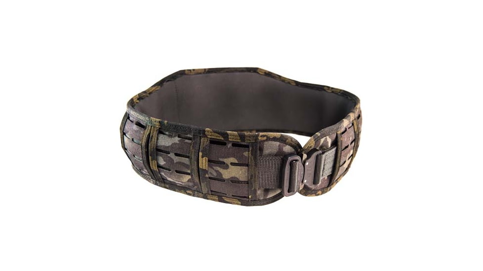 High Speed Gear LASER Sure Grip Padded Belt, SLOTTED, XL, MultiCam BK, X Large, 33LB03MB