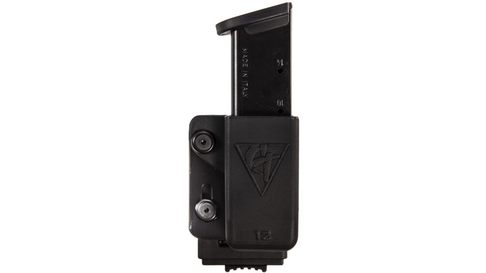 Comp-Tac Single Mag PLM OWB Kydex Pouch, number 11, Beretta 92/96, CZ 75, Sig P226 9/40, Spg XD 9/40, PPQ 9/40-RSC, Left Hand, Black, C62211000RBKN