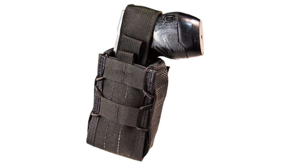 High Speed Gear Stun Gun Taco-MOLLE Pouch w/ HSGI Clips for PALS, Black, 11SG00BK