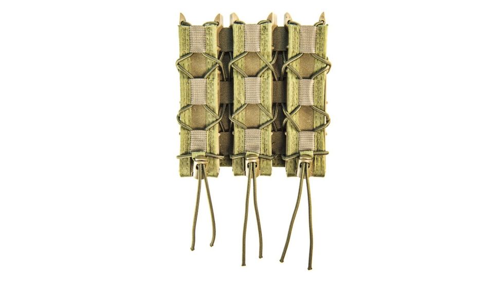 High Speed Gear Triple Extended Pistol Taco Shingle Pistol Magazine Pouch, Olive Drab, 45EX00OD