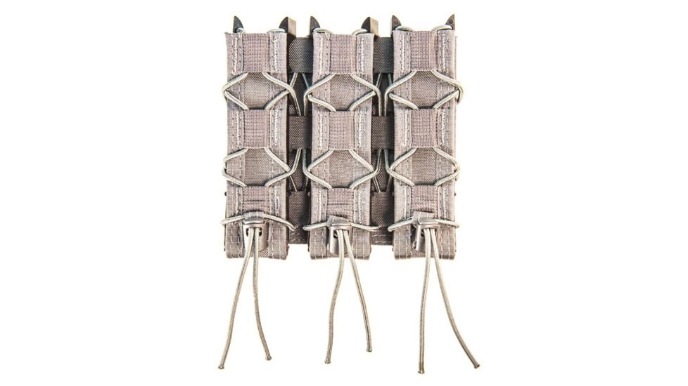 High Speed Gear Triple Extended Pistol TACO Shingle Pistol Magazine Pouch, Wolf Grey, 45EX00WG
