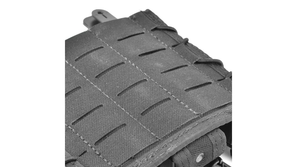 High Speed Gear Triple Extended Pistol TACO Shingle Pistol Magazine Pouch, Black, 45EX00BK