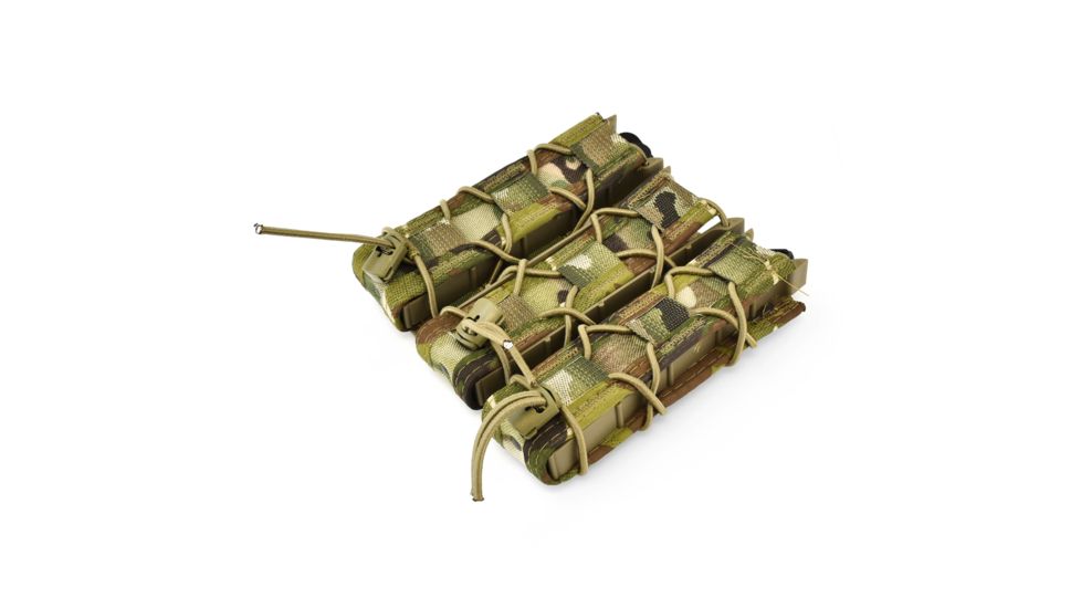 High Speed Gear Triple Extended Pistol TACO Shingle Pistol Magazine Pouch, MultiCam, 45EX00MC